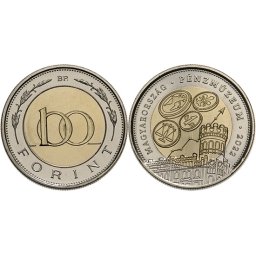 Ungaria 2022 - 100 forint, Muzeul de monede - necirculata
