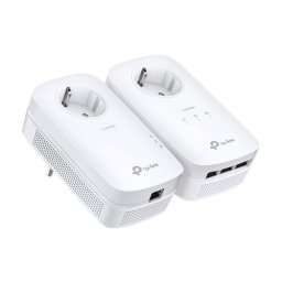 Kit Powerline AV1300, Passthrough, 3 x RJ45 Gigabit - TP-Link TL-PA8033PKIT