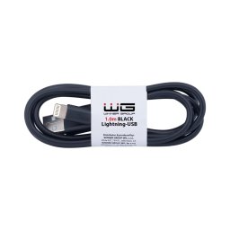 Cablu USB Winner Group Lightning/USB-A 1m negru