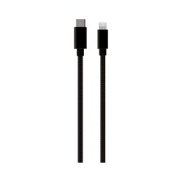 Cablu USB Winner Group Lightning/USB-C 60W 50cm negru