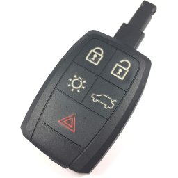 Carcasa Cheie Auto Techstar cu 5 Butoane, Compatibila Volvo C30, S40, V50, C70 – model keyless entry, tip card – fara cip, fara electronica