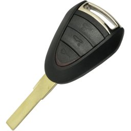 Carcasa Cheie Auto Techstar cu 3 butoane, Compatibila Porsche 911, Cayman, Boxster, Carrera GT