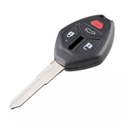 Carcasa Cheie Auto cu 4 butoane Techstar Compatibila Mitsubishi Lancer 2008–2015, Galant, Eclipse – model FCCID: OUCG8D-620M-A