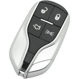 Carcasa Cheie Auto Techstar tip Smart Key, cu 4 butoane, Compatibila Maserati Ghibli, Quattroporte – cu lama