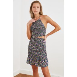 Trendyol colorate Gipel Pantaloni scurți detaliate Viscose Beach Bottom-Top Echipa
