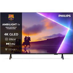 Televizor Philips 43PUS8510/12 43inch 108cm QLED 4K Ambilight Negru