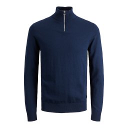 JACK & JONES Pulover 'JJEmil' albastru închis