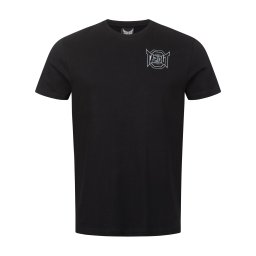 Tapout Tricou 'Punkass Tee' negru / alb
