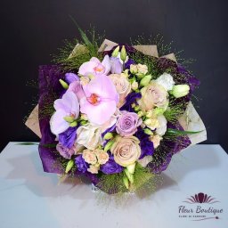 Buchet flori "Nuante de Mov