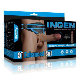 Strap-on dildo 21cm cu ham XS/S/M