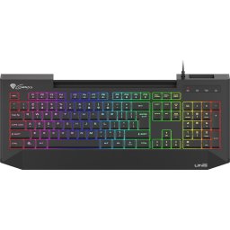 Tastatura GENESIS LITH 400 RGB Gaming Keyboard, US Layout, Wired, Black, RGB backlight