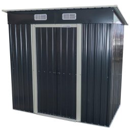 Casuta gradina RURIS Genius 196MH, usa glisanta, ranforsare metalica, ventilatie,