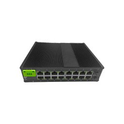 Switch Industrial 16 Porturi Rj45 Gigabit + 2 Porturi SFP Gigabit OFS-IGSF2T16