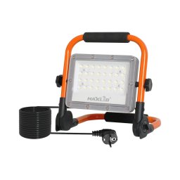Proiector LED cu stativ LED/50W/230V 5000K IP65 portocaliu