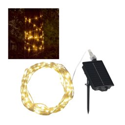 Instalație LED solară decorativă LED/3,7V 1800 mAh 10 m IP44 + telecomandă
