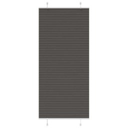Jaluza plisata negru 90x200 cm Latime tesatura 89,4cm poliester GartenMobel Dekor