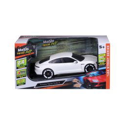 MAISTO MASINUTA CU TELECOMANDA 2 4GHZ PORSCHE TAYCAN TURBO S SCARA 1 LA 24 SuperHeroes ToysZone