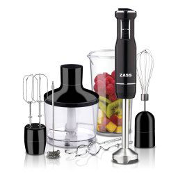 Set blender multifunctional cu tija lunga ZASS ZHB 12 MF ProDesign DailyAppliances