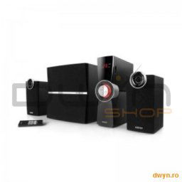 Boxe 2.1, RMS: 2x9W + 1x35W, Amplificator extern, Digital Optical In, Black, EDIFIER 'C2XD'