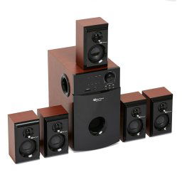 Boxe 5.1 Serioux SoundBoost HT5100C, 140W RMS, SD/USB/FM, cherry