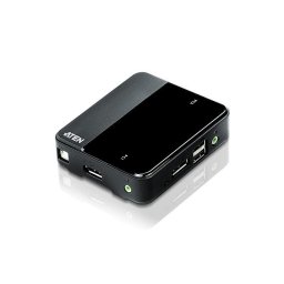 Comutator ATEN CS782DP, KVMP, 2 porturi, USB, DisplayPort, Audio, 4K