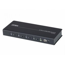 Comutator KM fără limită USB ATEN CS724K cu 4 porturi (cabluri incluse)