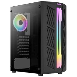Carcasa Aerocool Prime ARGB, Mid-Tower, fara sursa, ATX, Black