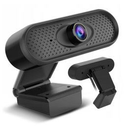 Camera web USB cu microfon si clema de montaj NanoRS, RS680, Full HD 1080P, 30 fps, 1.7 m cablu