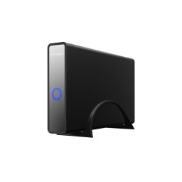 Carcasă externă USB-C cu hub USB, 2.5" / 3.5", SATA / SATA II / SATA III