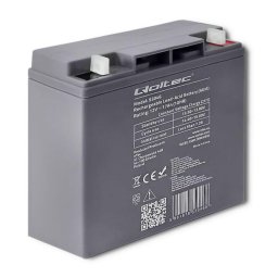 Acumulator Agm, Qoltec, 53046, Tehnologie: Agm, Tip Acumulator: Vrla, Tensiune: 12V, Curent Maxim De Incarcare: 5.1A, Dimensiuni: 76.5 x 180 x 166 mm, Gri