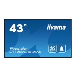 Display Profesional VA LED iiyama ProLite 42.5" LH4360UHS-B1AG, Ultra HD(3840 x 2160), HDMI, Boxe, Negru
