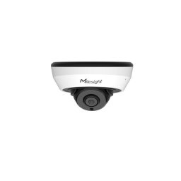 Camera de supraveghere pentru interior-exterior Milesight, IP mini Dome, Distanta IR 20 m, Tip lentila fixa 2.8 mm, Rezolutie 8 Mpx, Microfon, PoE, Slot card SD, "MS-C8183-PD