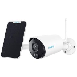 Camera de supraveghere exterior Reolink Argus B320 cu panou solar, wireless Wi-Fi, Rezolutie 3 MP, Detectie persoane/vehicul, IR la 10 m