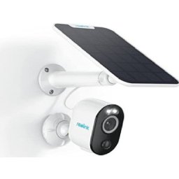 Camera de supraveghere exterior Reolink Argus B330 cu Panou Solar, Inteligenta artificiala, Detectare Persoana/Vehicul baterie reincarcabila, Rezolutie 4 MP