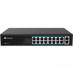 Switch Milesight Technology MS-S0216-GL, 16 porturi, PoE, 200W, Negru