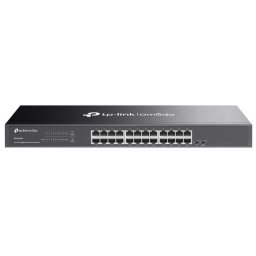 Switch Tp-Link Omada DS1024G, 24 porturi Gb RJ45, montare in rack 19 inch, plug and play, Negru