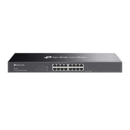 Switch 16 Porturi Gigabit Tp-Link Omada DS1016G, fara Management, Rackmount, Negru