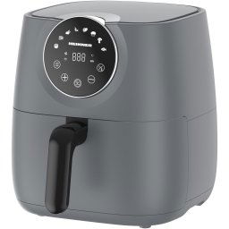 Friteuza cu aer cald Heinner smartfry HAF-B6GREY1700, 1700w, capacitate 5.7l, display digital cu control touch, termostat reglabil 80-200 grade, timer 60 min, Gri antracit