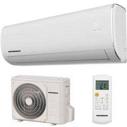 Aparat de aer conditionat Heinner Crystal HAC-CR18KIT, 18000 BTU, Kit instalare inclus, Functie Turbo, Clasa A++, Alb