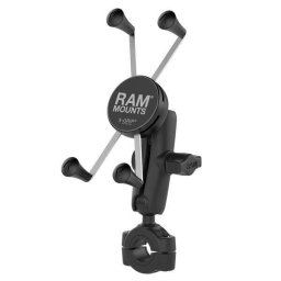 RAM® X-Grip® Suport mare pentru telefon cu Torque™ Baza medie pentru sina Brat mediu