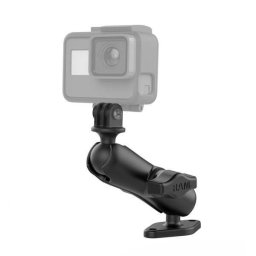 RAM® Suport pentru placa de diamant cu bila dubla cu adaptor pentru camera de actiune