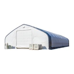 Cort industrial, tip casă, 6,1 × 12,2 × 4,88 m :: 6,1 × 12,2 × 4,88 m