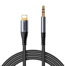 Accesorii Audio Hi-Fi Cablu audio SY-A06, tata Lightning la tata jack 3.5 mm, 1.2m, Negru