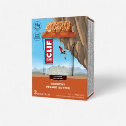 Baton energizant CLIF BAR crocant, cu unt de arahide 3 x (68 g)