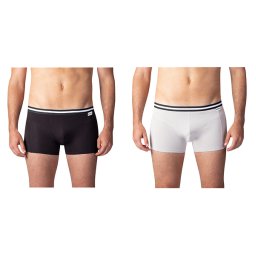 Bellinda COTTON STRETCH BOXER 2x - Double pack of cotton boxer shorts - black - grey