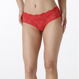 WONDERBRA GLAMOUR SHORTY - Women's lace panties - red