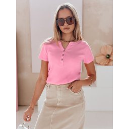 Bluză roz cu dungi KISS LOOK