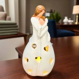 Suport decorativ lumanari Mama si fiica