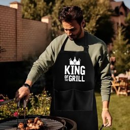 Sort de bucatarie amuzant King of the Grill