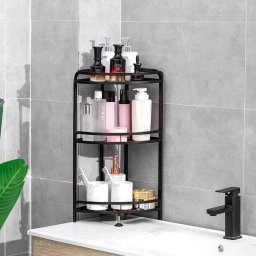 Suport organizare baie 3 rafturi compacte